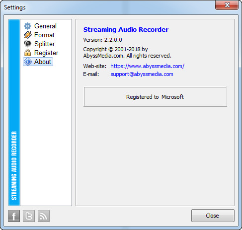 instal Abyssmedia i-Sound Recorder for Windows 7.9.4.1